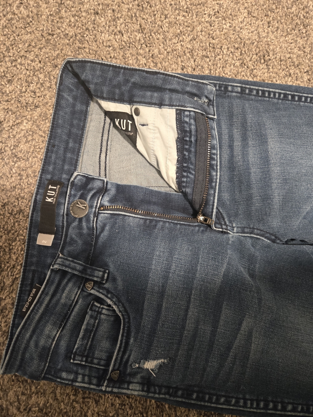 Kut from the Kloth Women’s Blue Skinny Jeans